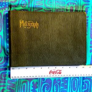 Holman 256 Vintage Photo Album or Scrapbook Empty Never Used Christmas 1920